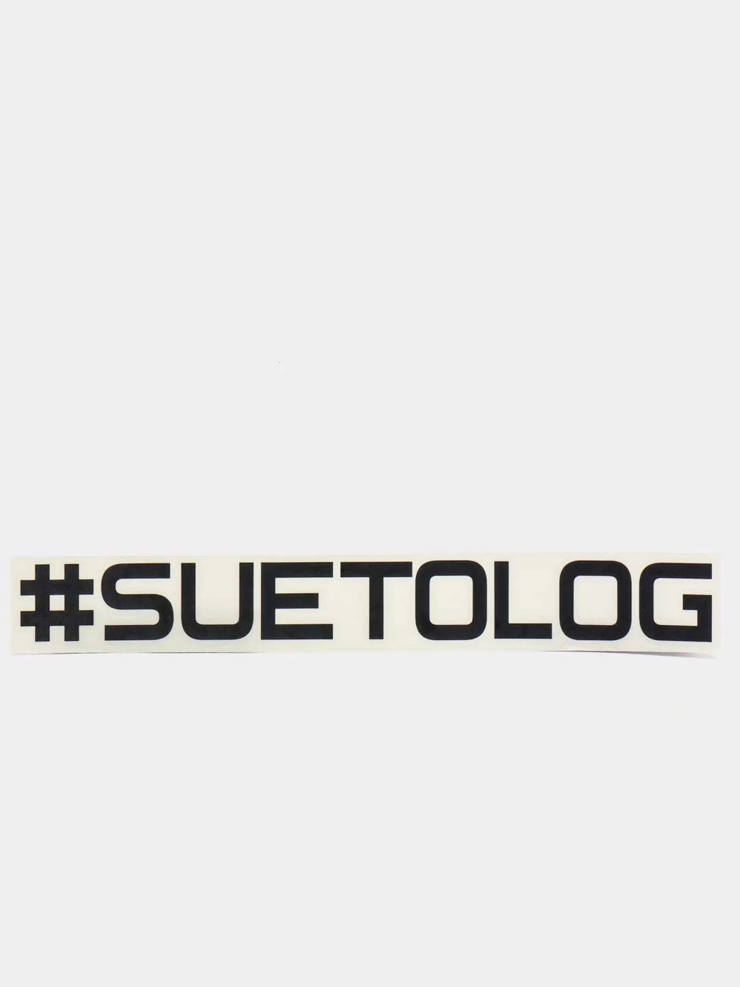 Черный наклейка на авто "#suetolog / суетолог"