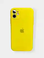 Желтый чехол Silicone Case для iPhone 11 / 12 Mini / 12 / 12 Pro / 12 Pro Max