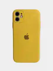Горчичный чехол Silicone Case для iPhone 11 / 12 Mini / 12 / 12 Pro / 12 Pro Max