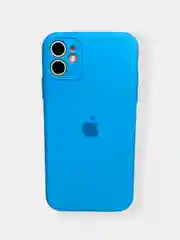 Голубой чехол Silicone Case для iPhone 11 / 12 Mini / 12 / 12 Pro / 12 Pro Max