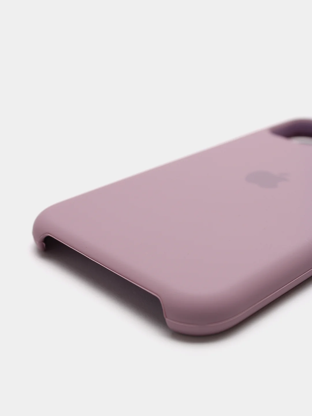 Сиреневый чехол Silicone Case для iPhone 11, с открытым низом