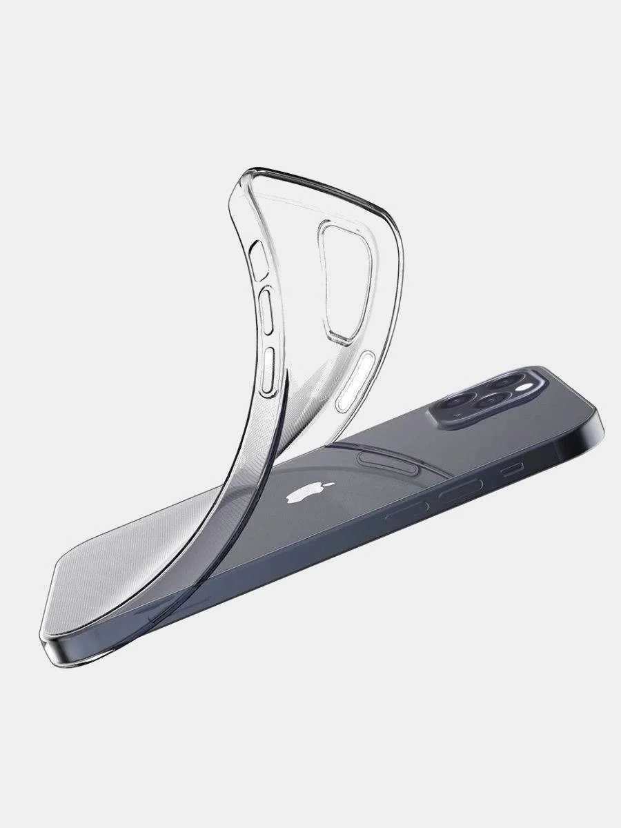 Прозрачный чехол накладка для iPhone 11 Pro,XR,X,XS,7/8/SE,Plus,6/6S,5/5S,12 Pro Max