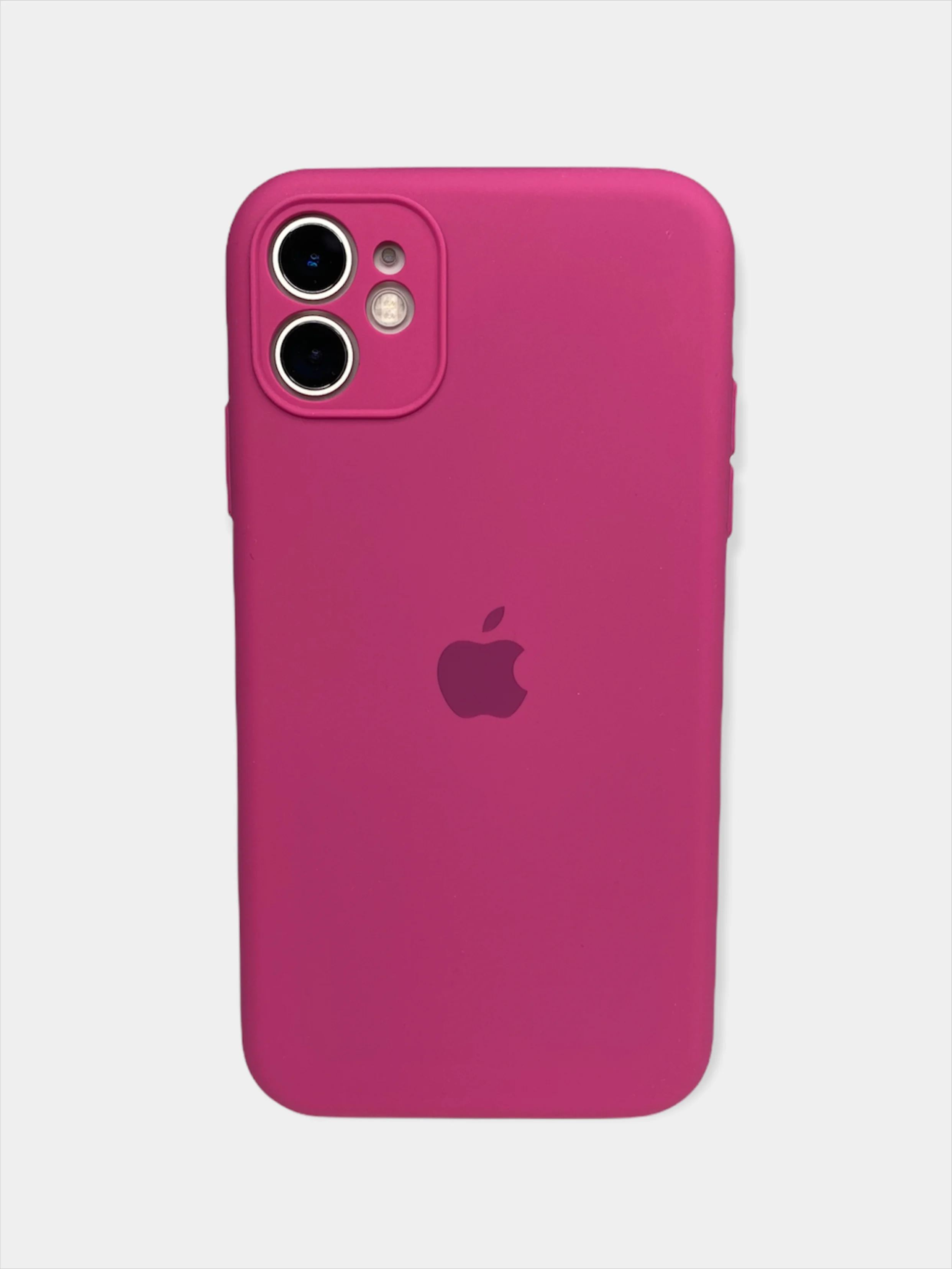 Тёмно-розовый чехол Silicone Case для iPhone 11 / 12 Mini / 12 / 12 Pro / 12 Pro Max