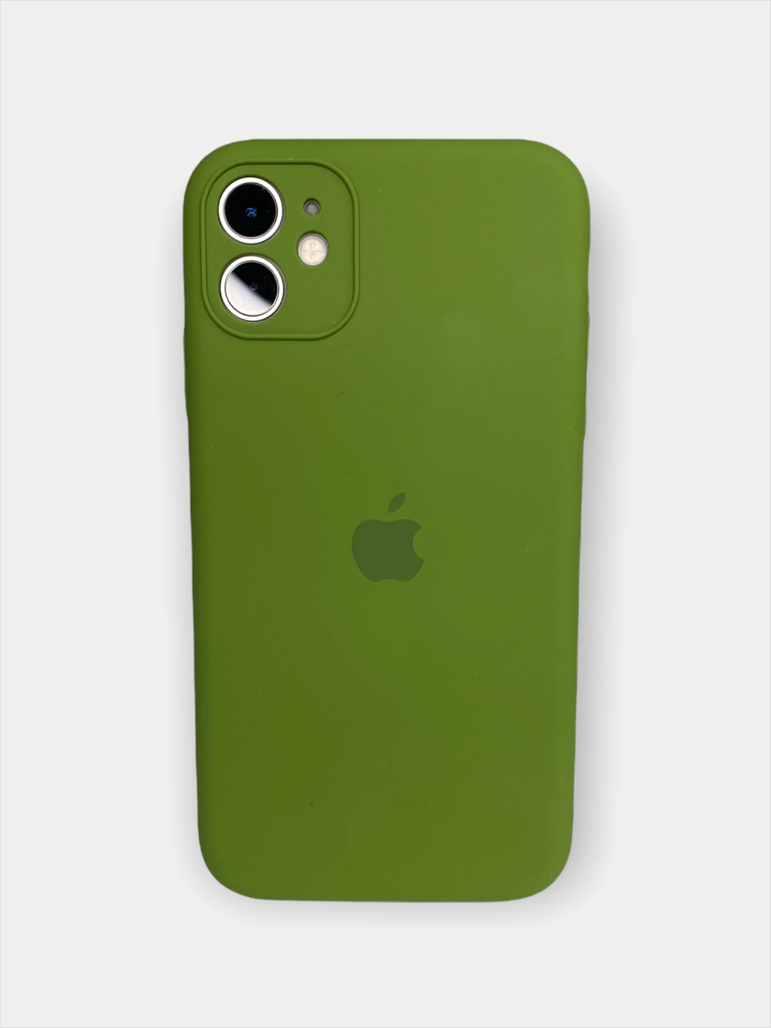 Зеленый чехол Silicone Case для iPhone 11 / 12 Mini / 12 / 12 Pro / 12 Pro Max