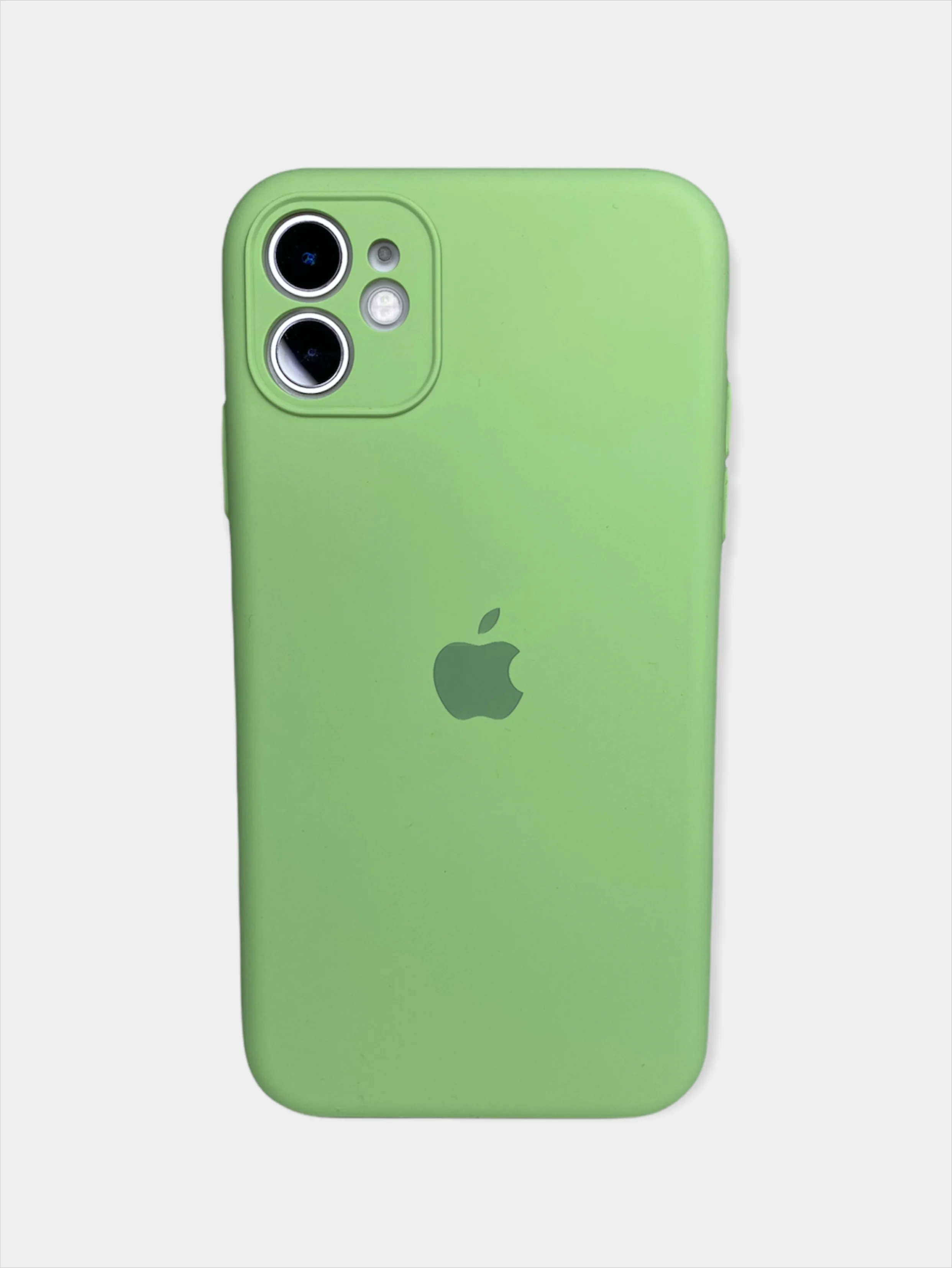 Оливковый чехол Silicone Case для iPhone 11 / 12 Mini / 12 / 12 Pro / 12 Pro Max