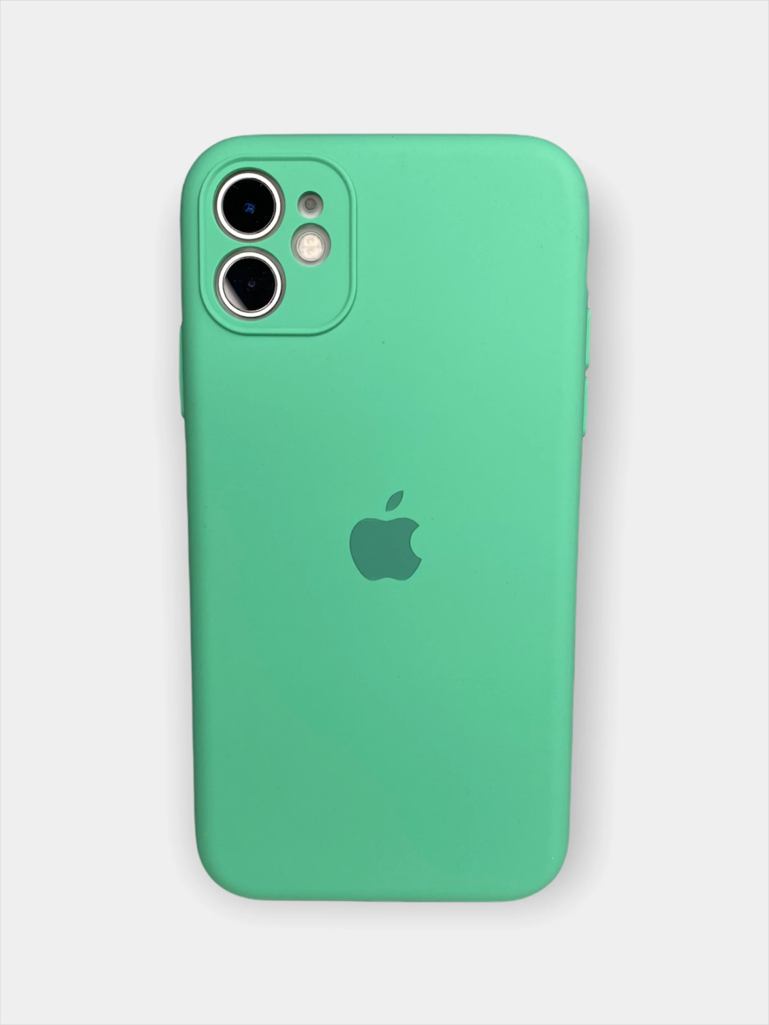 Мятный чехол Silicone Case для iPhone 11 / 12 Mini / 12 / 12 Pro / 12 Pro Max