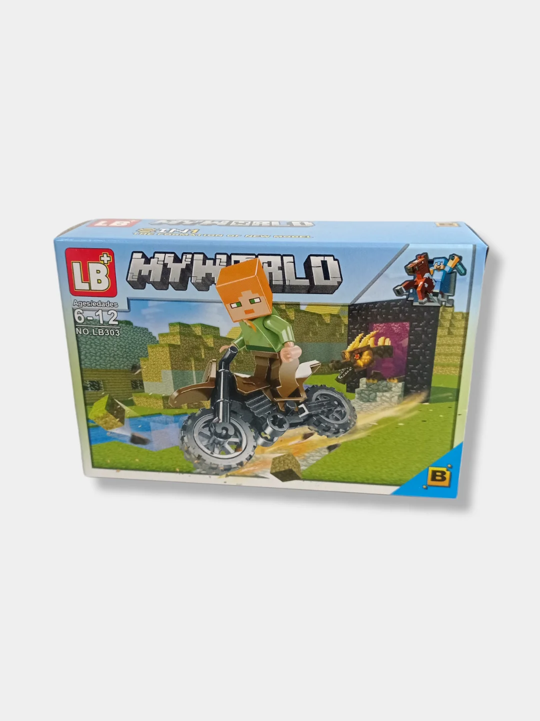 Аметистовый конструктор My World "Майнкрафт" (Minecraft), 8 видов