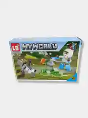 Багровый конструктор My World "Майнкрафт" (Minecraft), 8 видов
