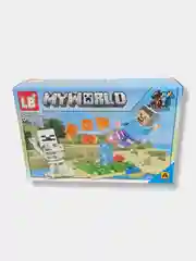 Белый конструктор My World "Майнкрафт" (Minecraft), 8 видов