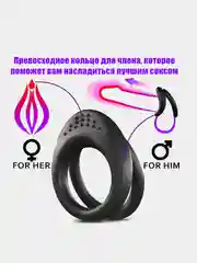 Эрекционное кольцо на пенис, насадка на половой член для эрекции