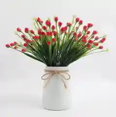 Вишнёвый искусственные цветы "Розочки"