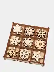 Ёлочные игрушки в наборе (для декупажа и творчества)