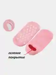 Розовый носки гелевые увлажняющие Spa Gel Gloves многоразовые