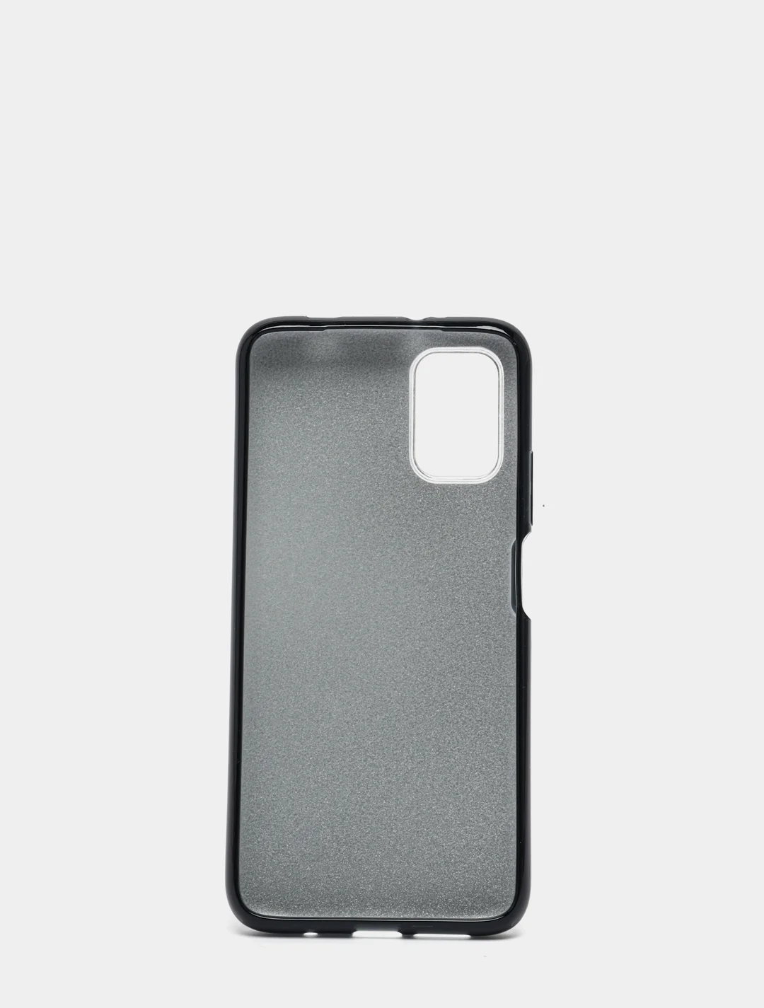 Угольный чехол Xiaomi Poco M3 блестящий сияющий, накладка c блёстками Поко М3
