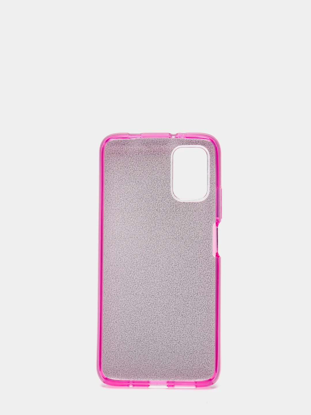 Лавандовый чехол Xiaomi Poco M3 блестящий сияющий, накладка c блёстками Поко М3