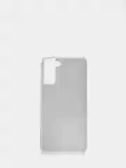 Серебряный чехол блестящий Samsung Galaxy S21 Plus накладка c блёстками Самсунг S21 +