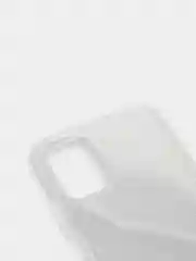 Серебряный чехол Xiaomi Poco M3 блестящий сияющий, накладка c блёстками Поко М3