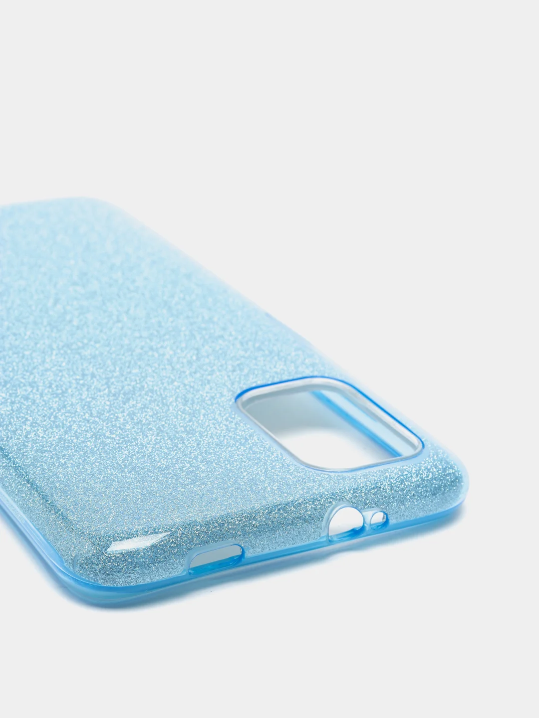 Ледяной чехол Xiaomi Poco M3 блестящий сияющий, накладка c блёстками Поко М3