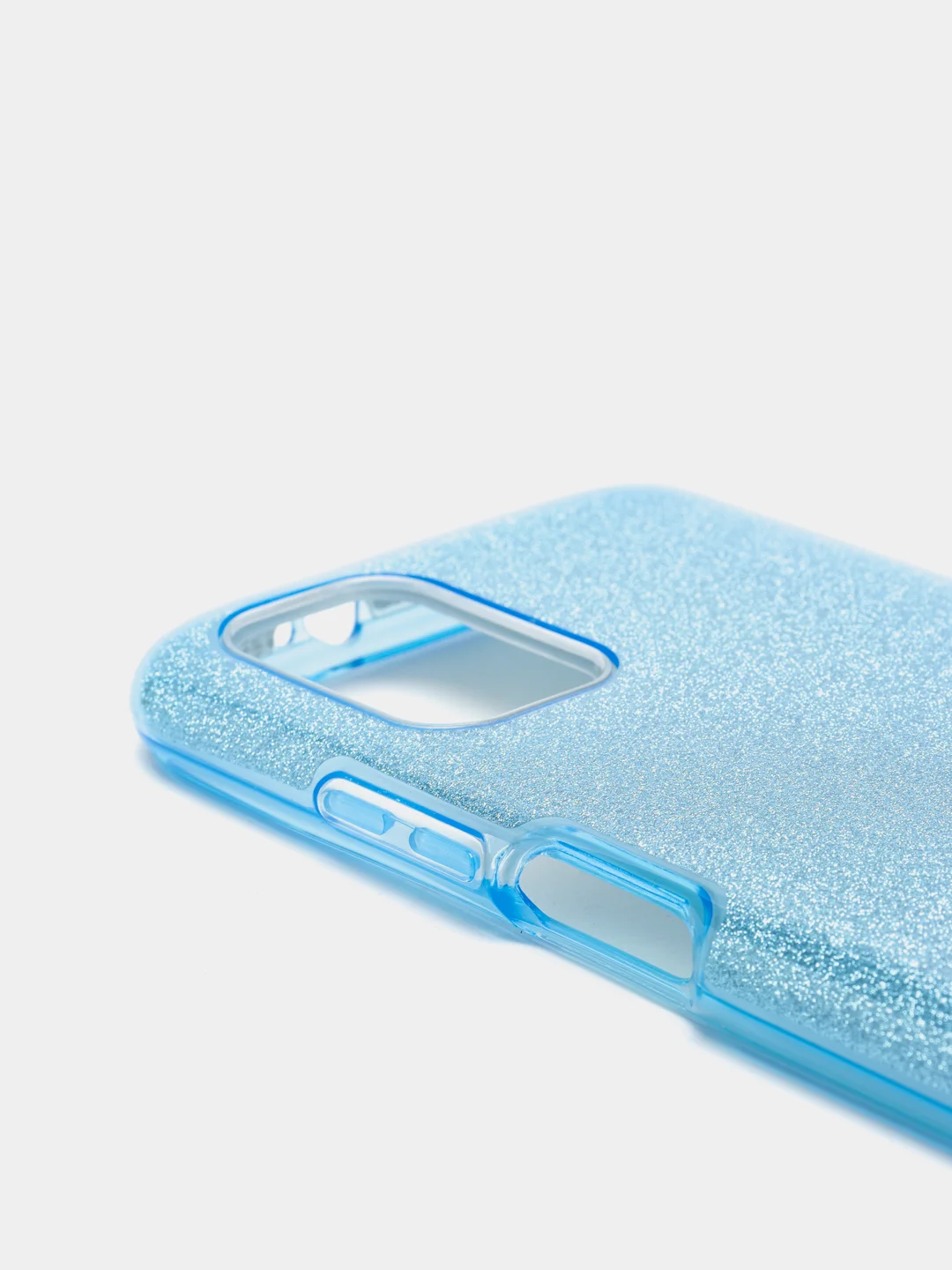 Ледяной чехол Xiaomi Poco M3 блестящий сияющий, накладка c блёстками Поко М3