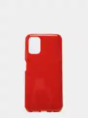 Красный чехол Xiaomi Poco M3 блестящий сияющий, накладка c блёстками Поко М3