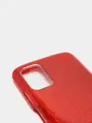 Красный чехол Xiaomi Poco M3 блестящий сияющий, накладка c блёстками Поко М3