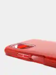 Красный чехол Xiaomi Poco M3 блестящий сияющий, накладка c блёстками Поко М3