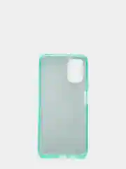 Бирюзовый чехол Xiaomi Poco M3 блестящий сияющий, накладка c блёстками Поко М3
