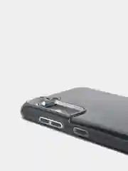 Угольный чехол блестящий Samsung Galaxy S21 Plus накладка c блёстками Самсунг S21 +