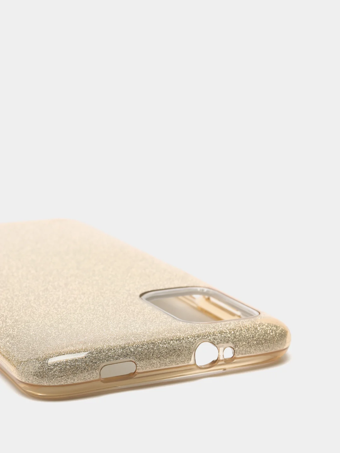 Золотой чехол Xiaomi Poco M3 блестящий сияющий, накладка c блёстками Поко М3