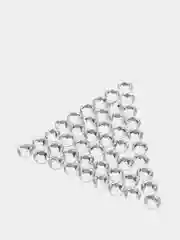 Стразы ss20 Имитация Сваровски люкс Crystal (Кристалл) холодной фиксации стекло