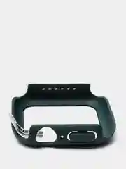 Зеленый силиконовый ремешок с корпусом для Apple Watch 38, 40, 42 и 44 мм