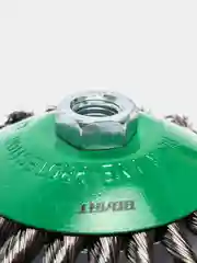 Щетка дисковая косич. 125мм/M14 ВОЛАТ (тарелка торцевая крацовка)