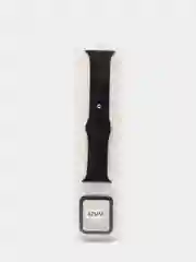 Черный силиконовый ремешок с корпусом для Apple Watch 38, 40, 42 и 44 мм