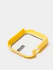 Желтый силиконовый ремешок с корпусом для Apple Watch 38, 40, 42 и 44 мм