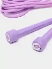 Аметистовый скакалка силиконовая с тонкими ручками SilaPro