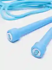 Голубой скакалка силиконовая с тонкими ручками SilaPro