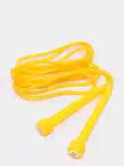 Желтый скакалка силиконовая с тонкими ручками SilaPro