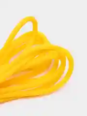 Желтый скакалка силиконовая с тонкими ручками SilaPro
