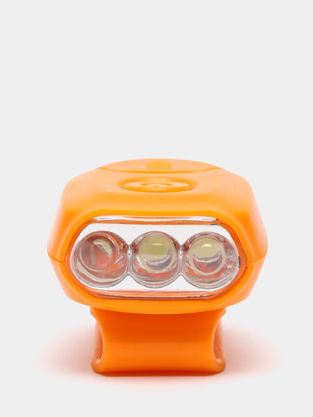 Фонарик на кепку 3LED 1 режим, пластик, 221-011