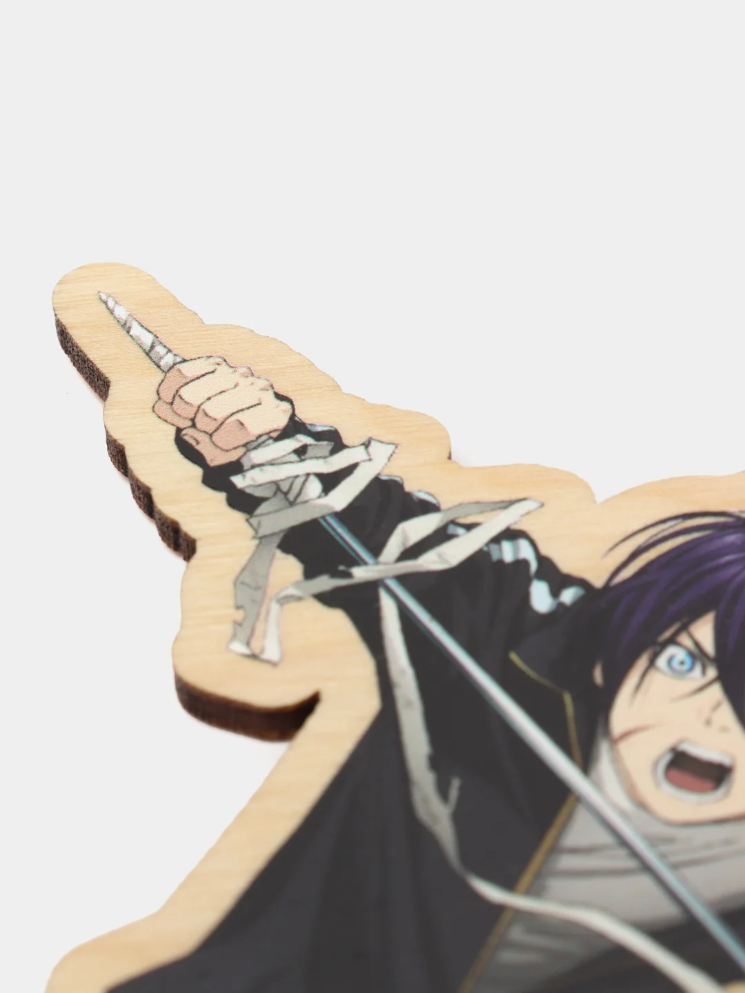 Деревянная 2д фигурка по аниме "Бездомный Бог / Noragami"