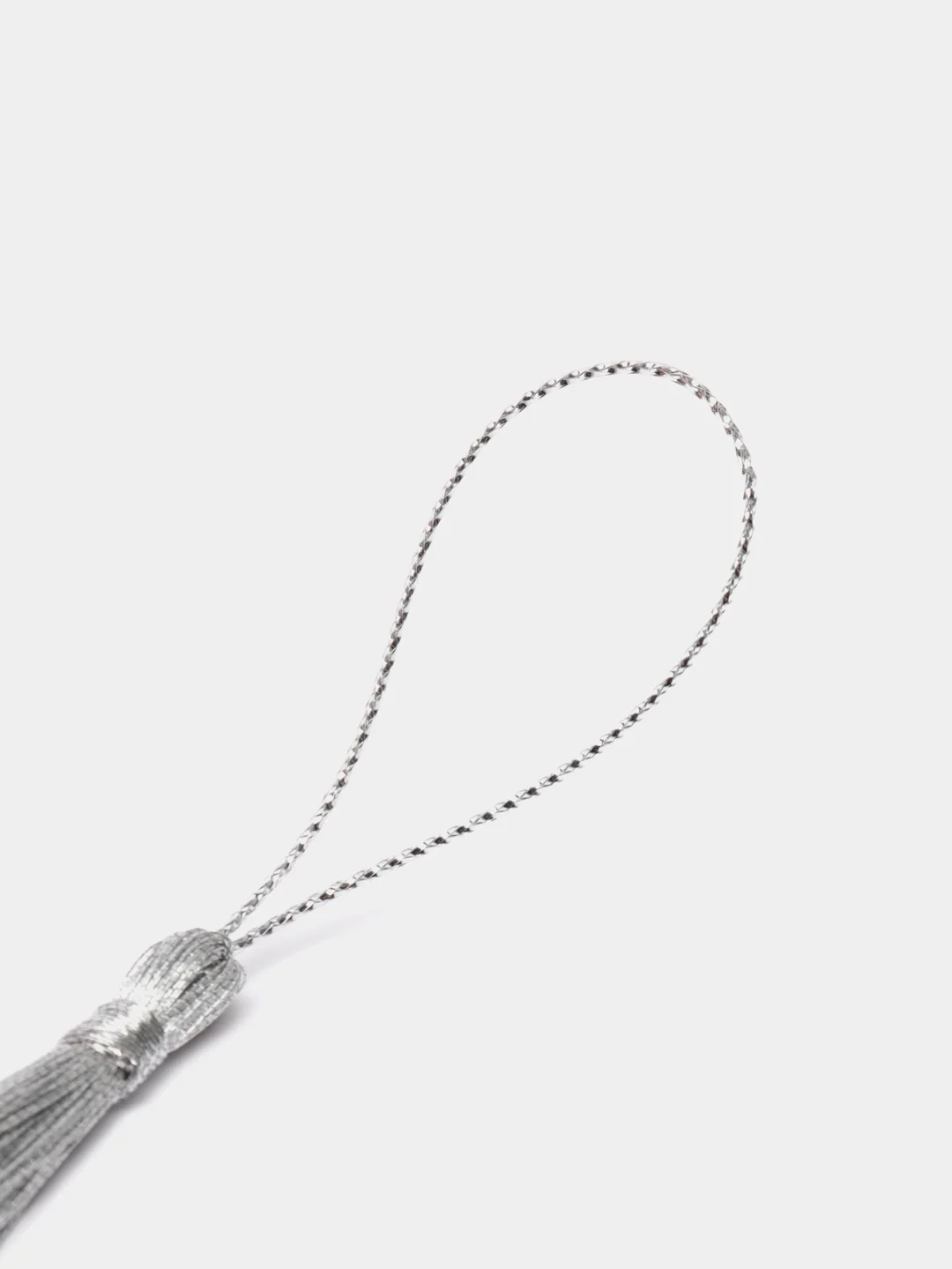 Серебряный кисточки для рукоделия, 7 см, набор из 2 штук