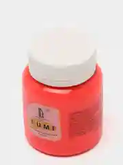 Акриловая светящаяся краска Luxart Lumi Красно-оранжевый люминесцентный 80 мл