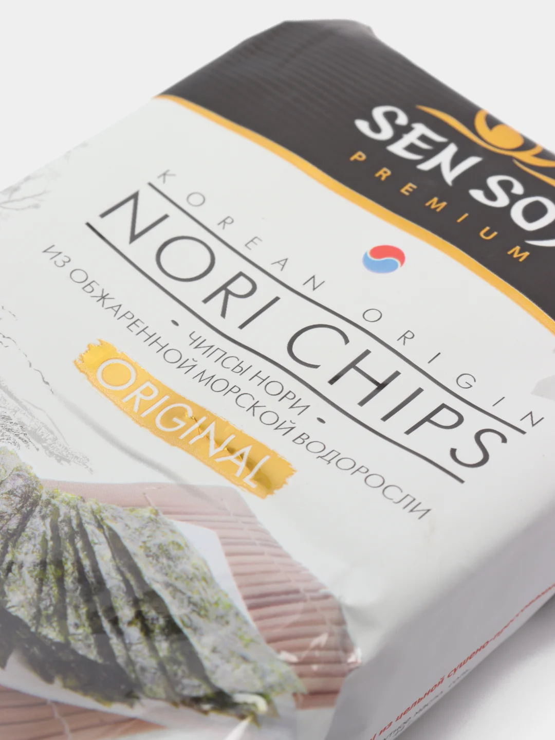 Чипсы нори SEN SOY "Original" из морской капусты, 4,5 г
