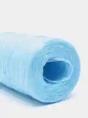 Голубой пряжа для вязния мочалок (полипропилен)
