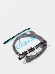 Черный кабель USB 2.0 A (AM) - USB B (BM) для подключения принтера с ферритовыми кольцами, 1,45 м