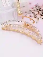 Аметистовый заколка-краб для волос