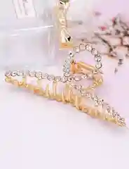 Бронзовый заколка-краб для волос