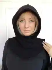 Черный капор с начесом baro Женский Капор Мужской Капор Капор- Капюшон с воротником