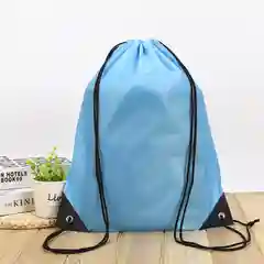 Бирюзовый мешок (сумка, рюкзак) для вещей и сменной обуви