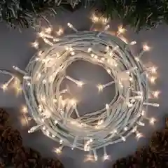 Белый гирлянда новогодняя
